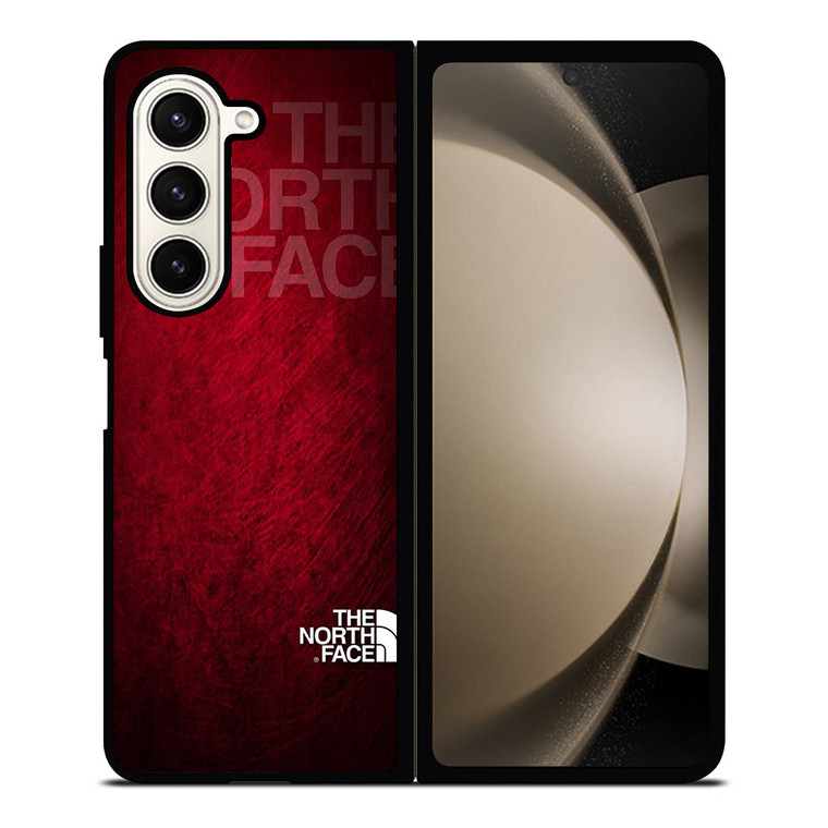 THE NORTH FACE LOGO RED GRUNGE Samsung Galaxy Z Fold 5 Case Cover