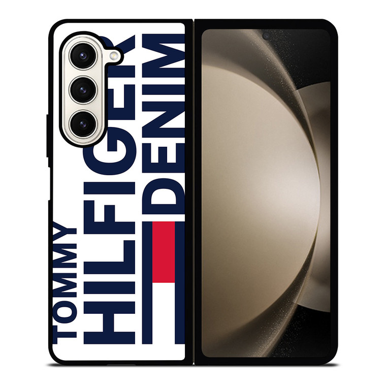 TOMMY HILFIGER DENIM LOGO Samsung Galaxy Z Fold 5 Case Cover