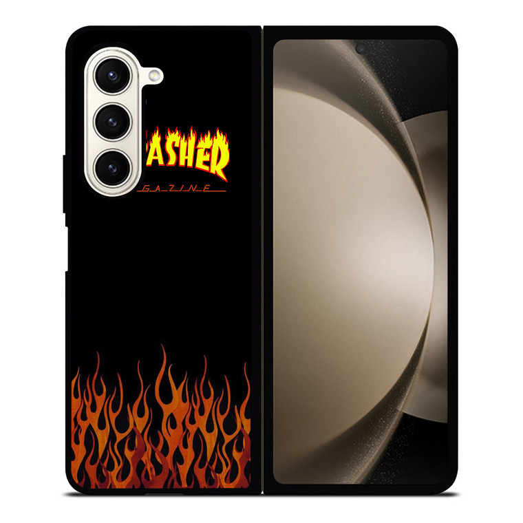 TRASHER SMOLDERING Samsung Galaxy Z Fold 5 Case Cover