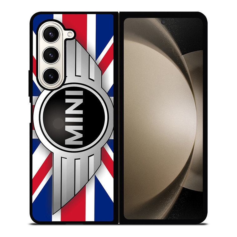 UNION JACK BLUE MINI COPER LOGO Samsung Galaxy Z Fold 5 Case Cover