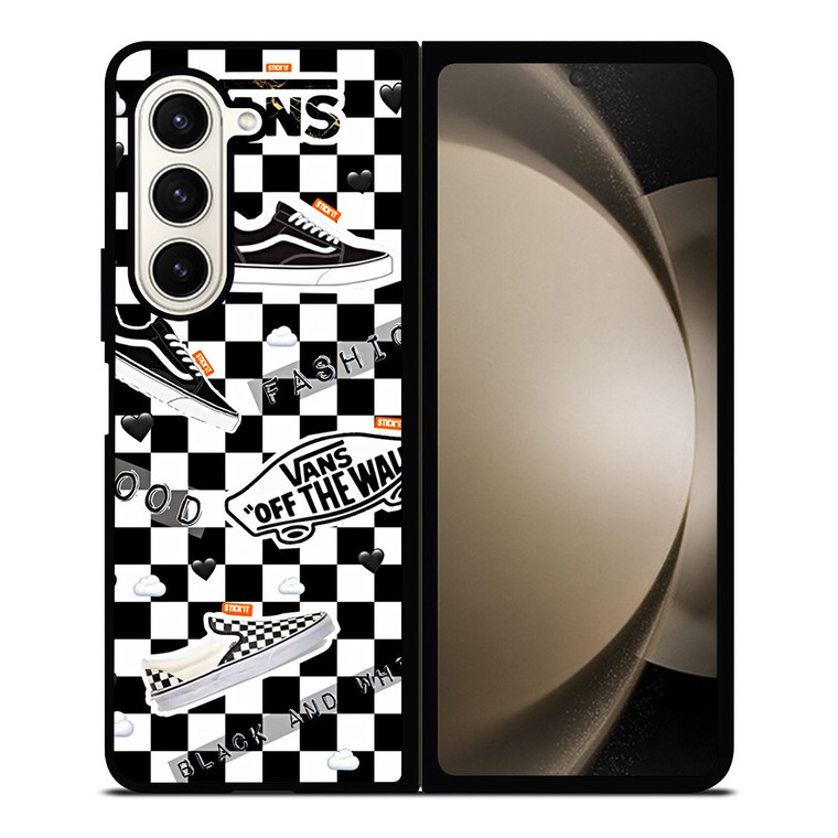 VANS OFF THE WALL SHOES COLLAGE Samsung Galaxy Z Fold 5 Case Cover VANS OFF THE WALL SHOES COLLAGE Samsung Galaxy Z Fold 5 Case Cover