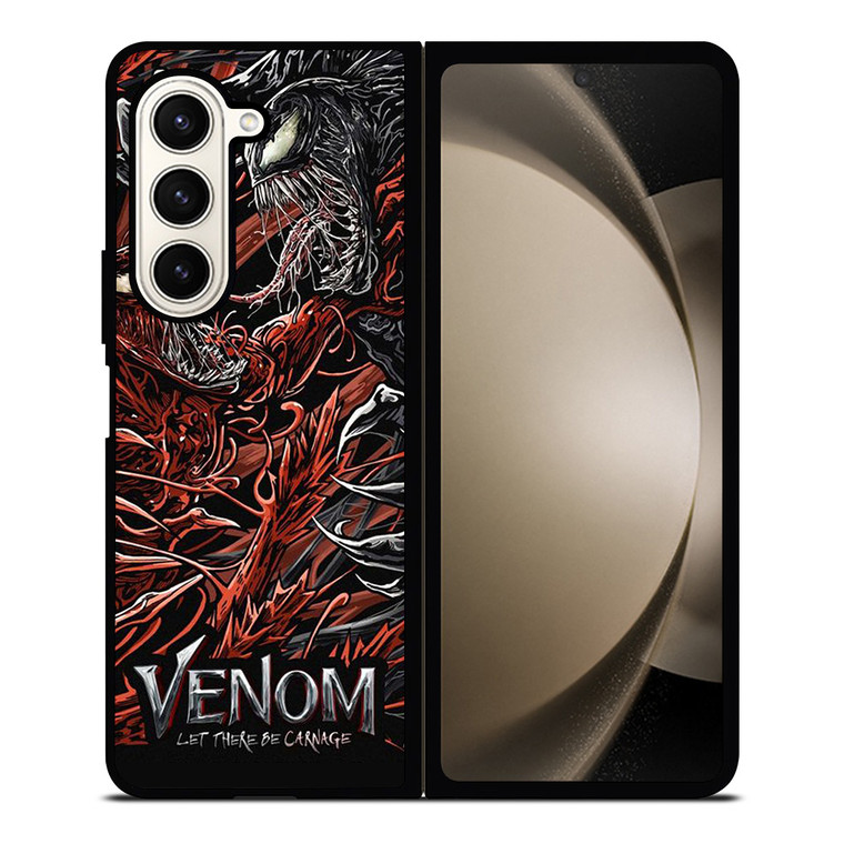VENOM VS CARNAGE LET THERE BE MARVEL Samsung Galaxy Z Fold 5 Case Cover