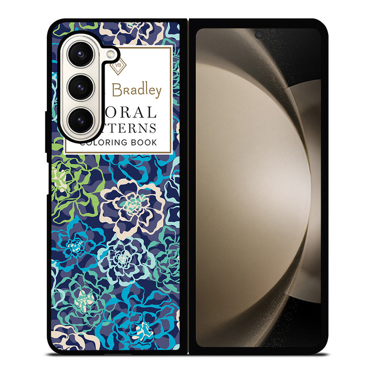 VERA BRADLEY VB FLORAL PATTERNS CB Samsung Galaxy Z Fold 5 Case Cover