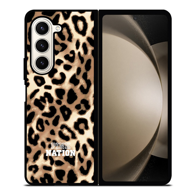 VICTORIA SECRET PINK NATION LEOPARD Samsung Galaxy Z Fold 5 Case Cover VICTORIA SECRET PINK NATION LEOPARD Samsung Galaxy Z Fold 5 Case Cover