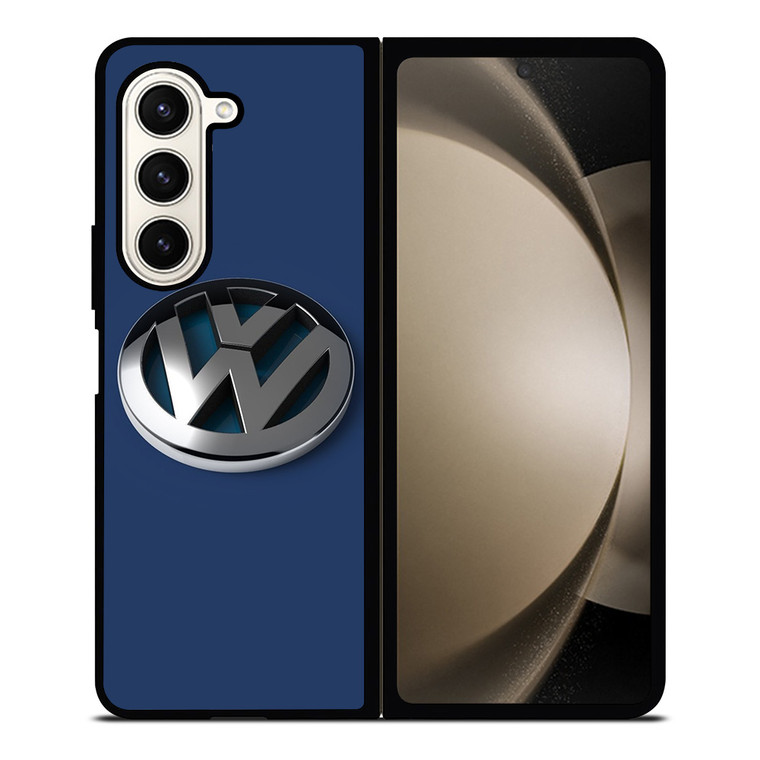 VW VOLKSWAGEN GLOSSY LOGO EMBLEM Samsung Galaxy Z Fold 5 Case Cover