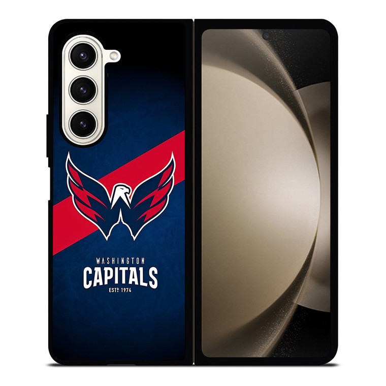 WASHINGTON CAPITALS LOGO NHL HOCKEY CLUB Samsung Galaxy Z Fold 5 Case Cover