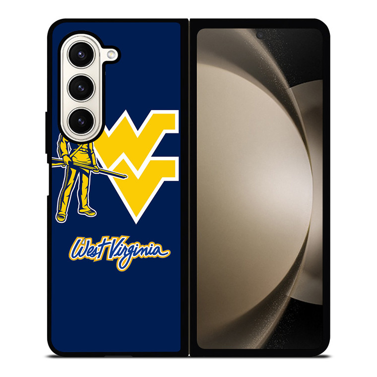 WEST VIRGINIA MOUNTAINEERS Samsung Galaxy Z Fold 5 Case Cover