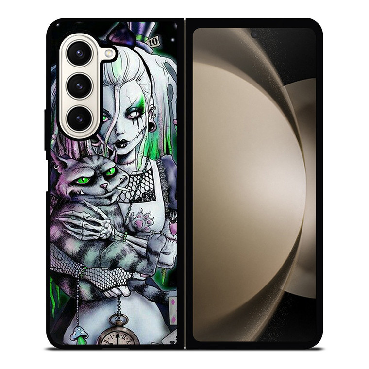 ZOMBIE ALICE IN WONDERLAND Samsung Galaxy Z Fold 5 Case Cover