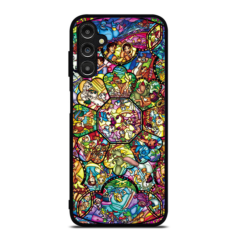 ALL DISNEY CHARACTERS GLASS ART Samsung Galaxy A14 Case