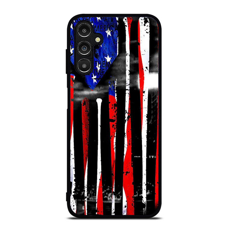 AMERICAN FLAG BASEBALL FIELD Samsung Galaxy A14 Case