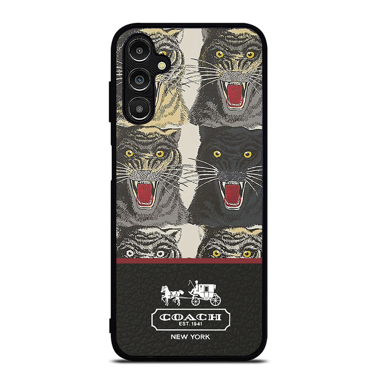 COACH NEW YORK TIGER FACE PATTERN Samsung Galaxy A14 Case