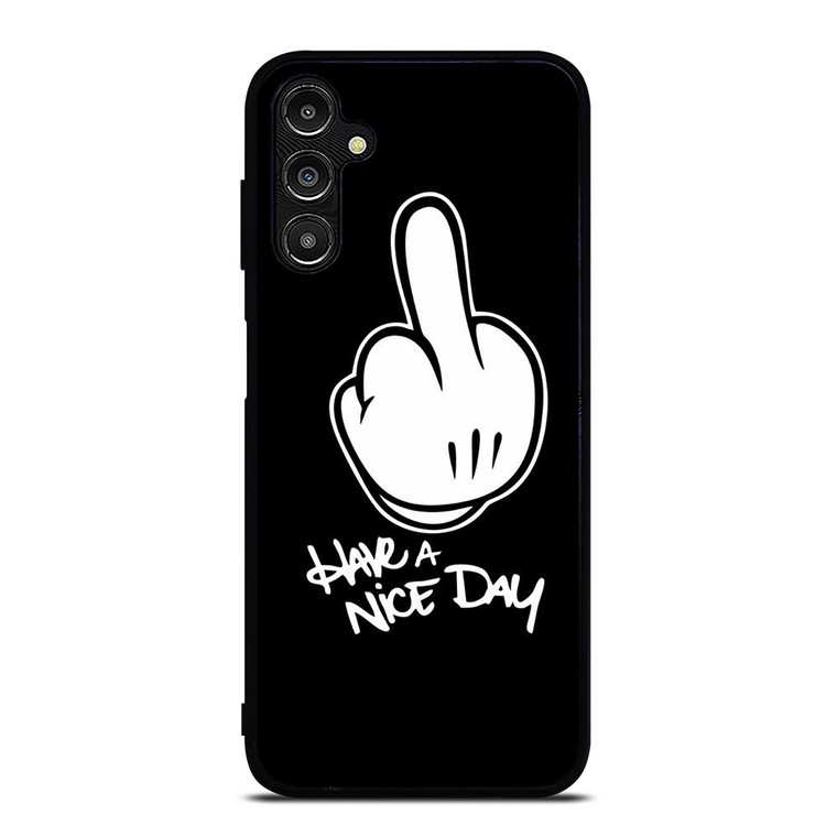 MICKEY MOUSE MIDDLE FINGER DISNEY Samsung Galaxy A14 Case