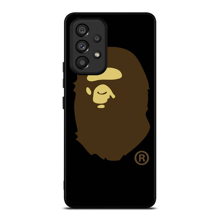 BAPE LOGO BROWN Samsung Galaxy A53 Case