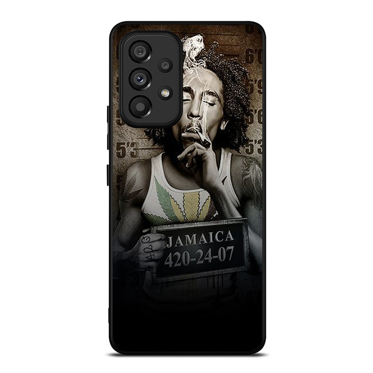BOB MARLEY JAMAICAN MARIJUANA Samsung Galaxy A53 Case