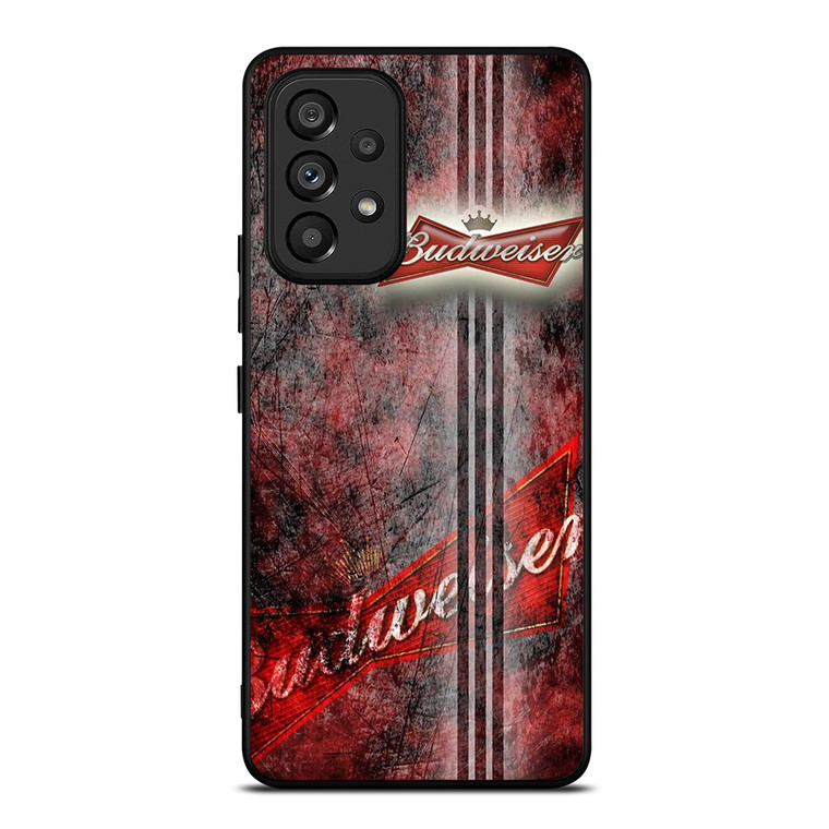 BUDWEISER BEER LOGO GRUNGE Samsung Galaxy A53 Case