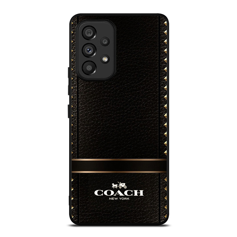 COACH BELT TEXTURE Samsung Galaxy A53 Case