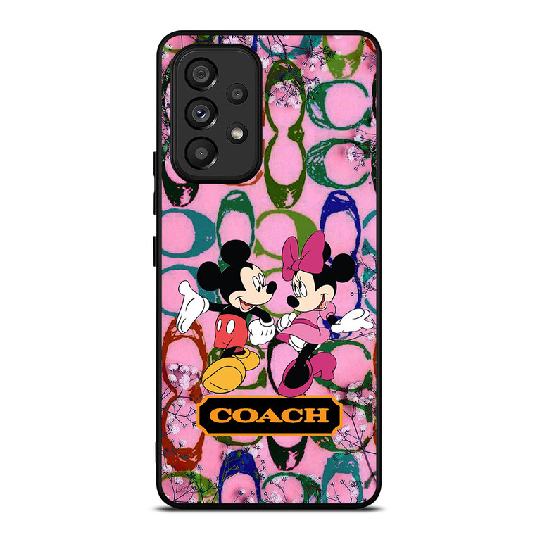 COACH PINK MICKEY MINNIE Samsung Galaxy A53 Case