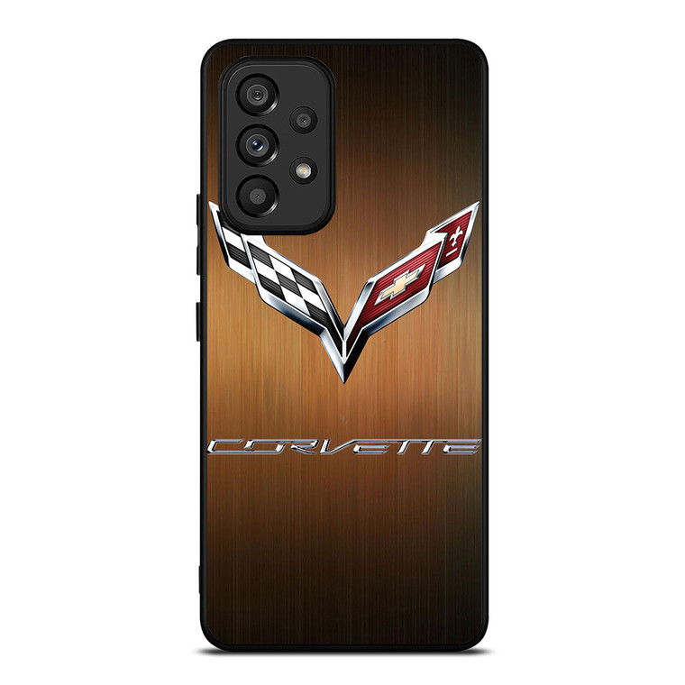 CORVETTE WOODEN LOGO Samsung Galaxy A53 Case