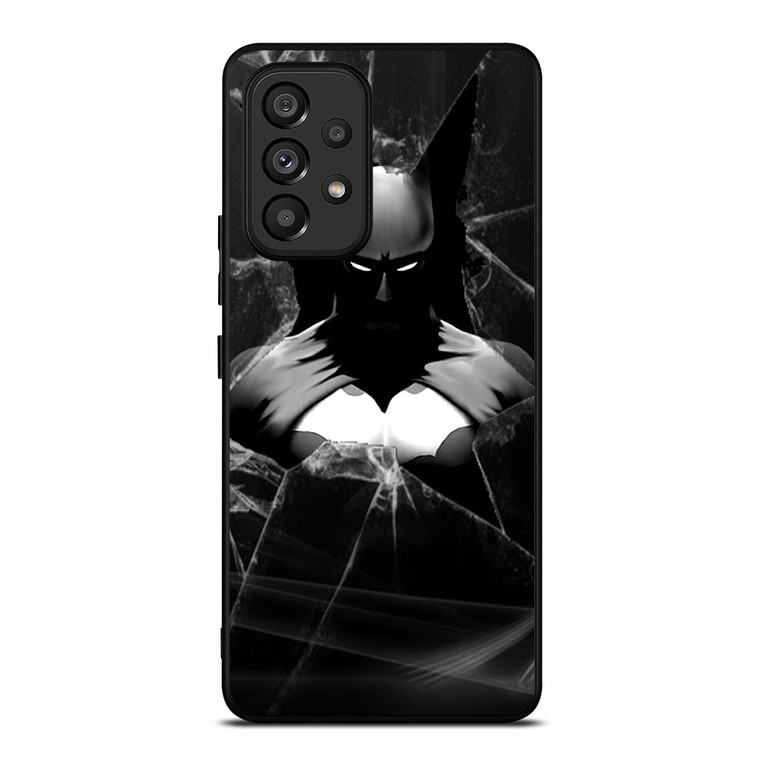 CRACKED OUT GLASS BATMAN THE DARK KNIGHT 3 Samsung Galaxy A53 Case