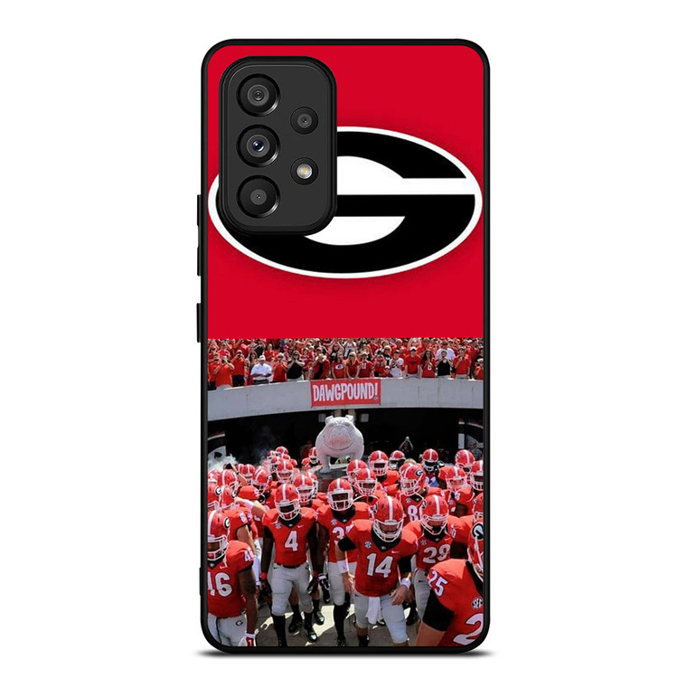 GEORGIA BULDOGS FOOTBALL TEAM Samsung Galaxy A53 Case