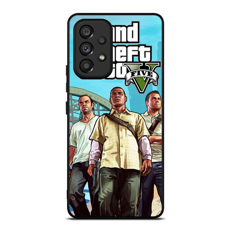 GRAND THEFT AUTO FIVE GTA GAME CHARACTER Samsung Galaxy A53 Case
