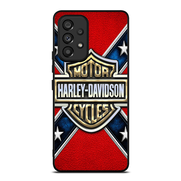 HARLEY DAVIDSON FLAG LOGO Samsung Galaxy A53 Case