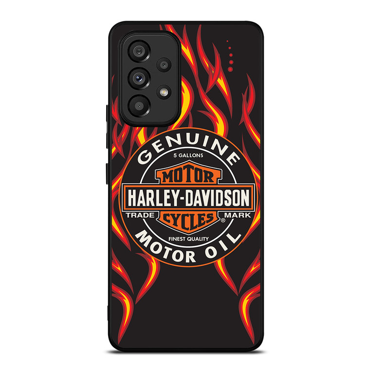 HARLEY DAVIDSON GENUINE MOTOR OIL BADGE Samsung Galaxy A53 Case