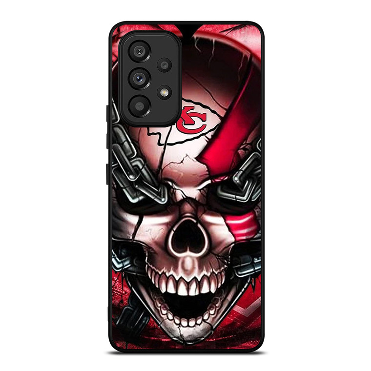 KANSAS CITY CHIEFS SKULL Samsung Galaxy A53 Case