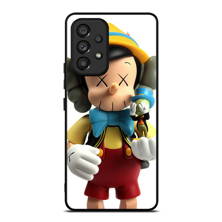 KAWS X PINNOCCHIO AND JIMINY Samsung Galaxy A53 Case
