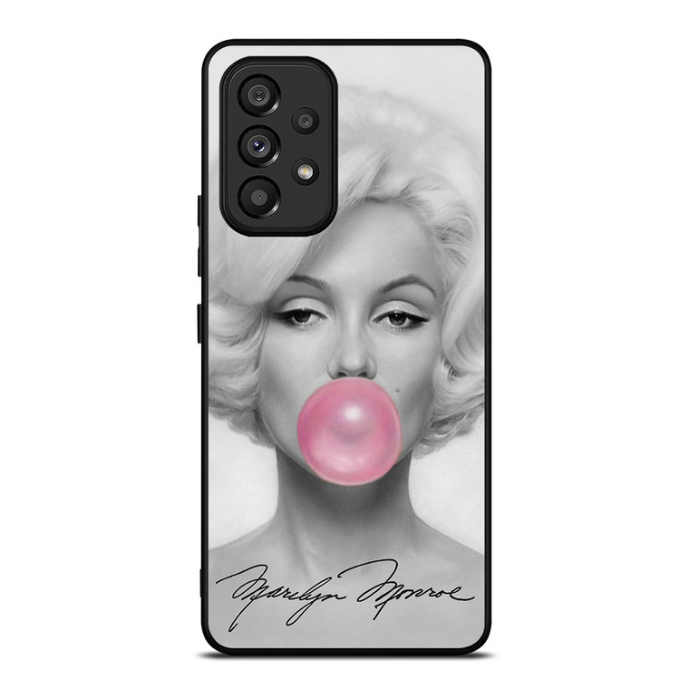 MARILYN MONROE PINK BUBBLEGUM ART Samsung Galaxy A53 Case