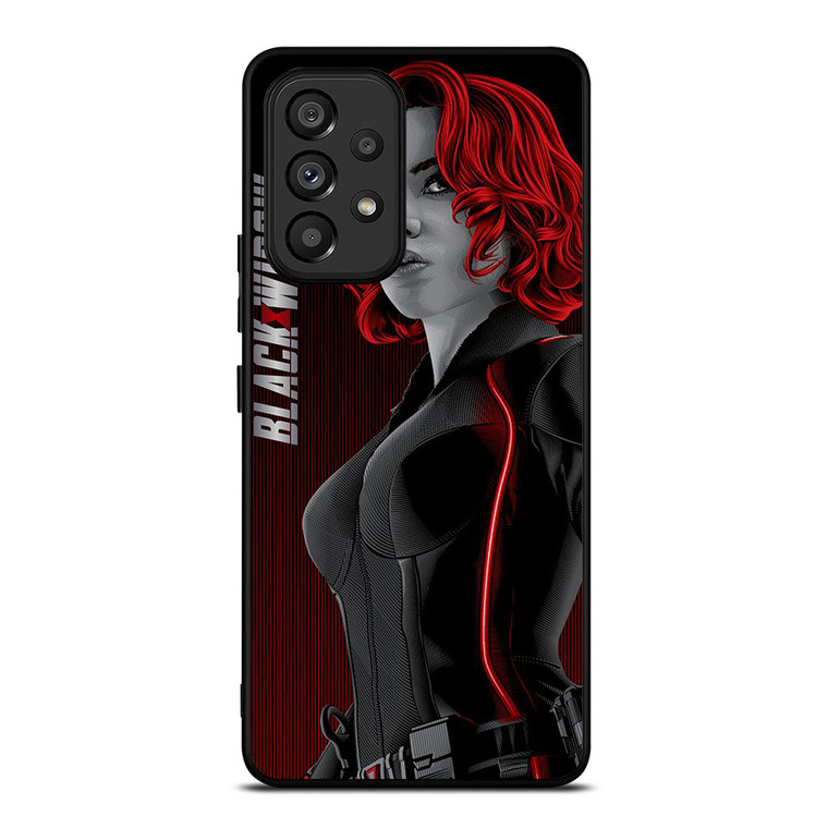 MARVEL BLACK WIDOW AVENGERS ART Samsung Galaxy A53 Case