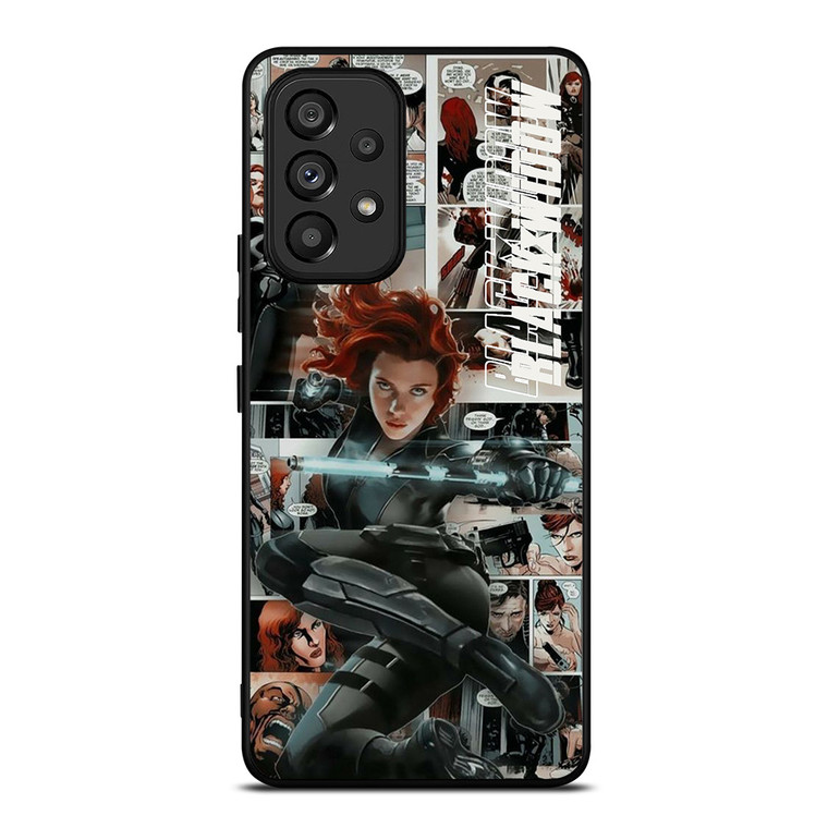 MARVEL BLACK WIDOW COMIC Samsung Galaxy A53 Case