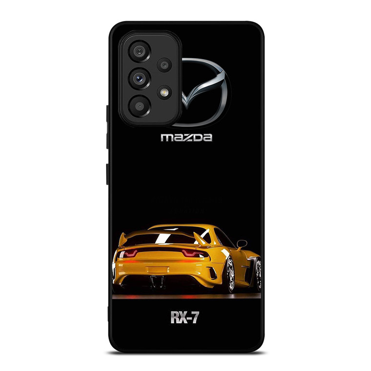 MAZDA RX7 YELLOW CARS Samsung Galaxy A53 Case