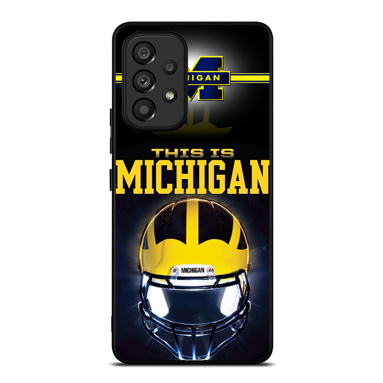 MICHIGAN WOLVERINES FOOTBALL Samsung Galaxy A53 Case