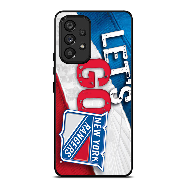 NEW YORK RANGERS LET'S GO Samsung Galaxy A53 Case