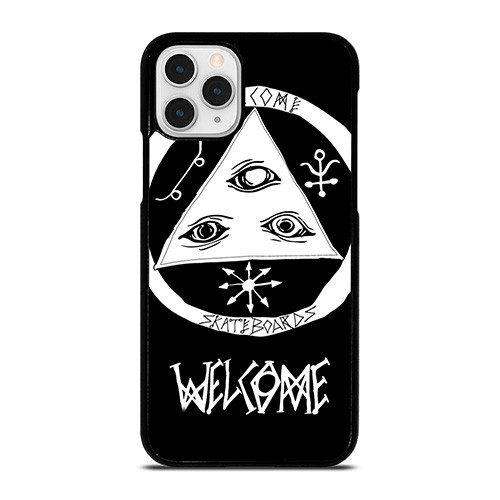 WELCOME SKATEBOARDS LOGO BLACK iPhone 11 Pro Case