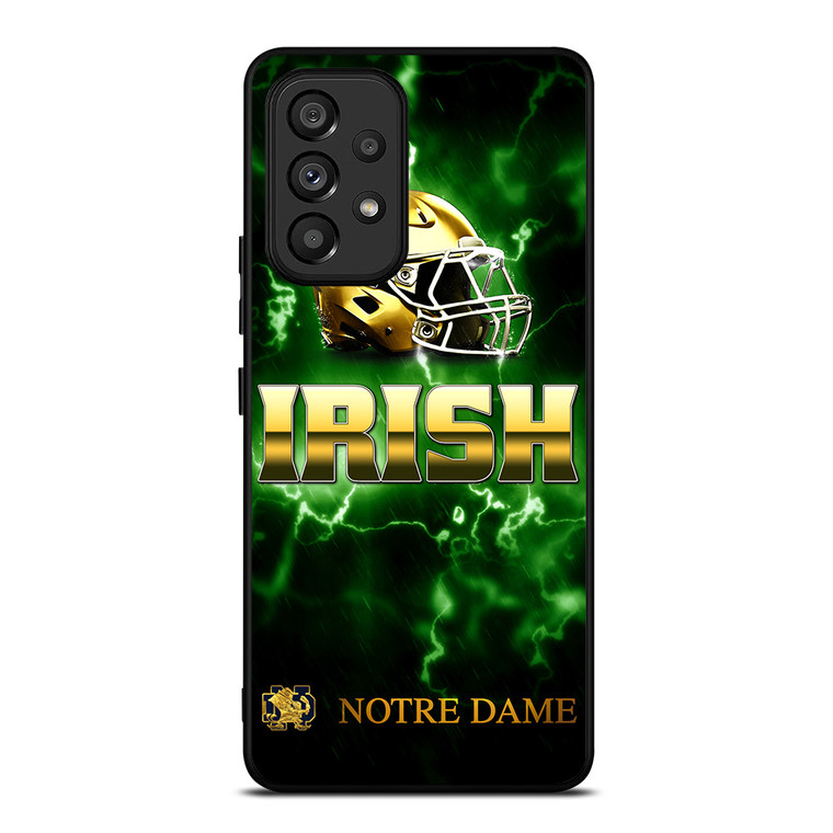 NOTRE DAME IRISH LOGO GREEN Samsung Galaxy A53 Case
