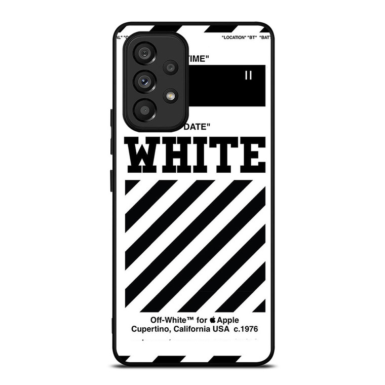 OFF WHITE DATE TIME Samsung Galaxy A53 Case