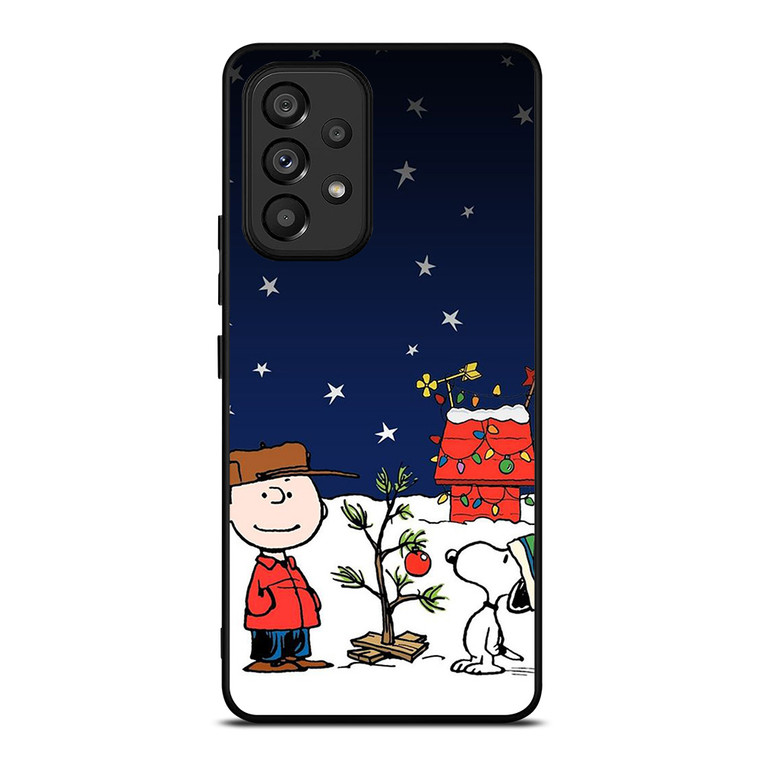 SNOOPY AND CHARLIE BROWN SNOW THE PEANUTS Samsung Galaxy A53 Case