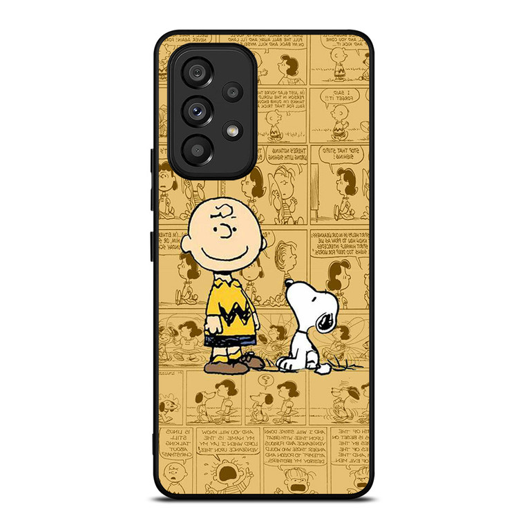 SNOOPY CHARLIE BROWN Samsung Galaxy A53 Case