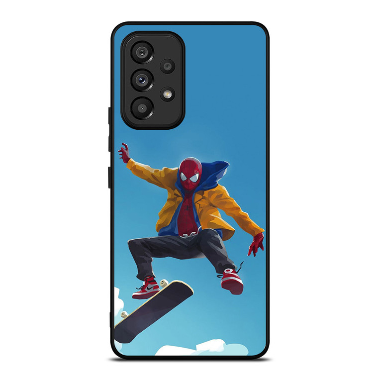 SPIDERMAN SKATE ON THE SKY Samsung Galaxy A53 Case