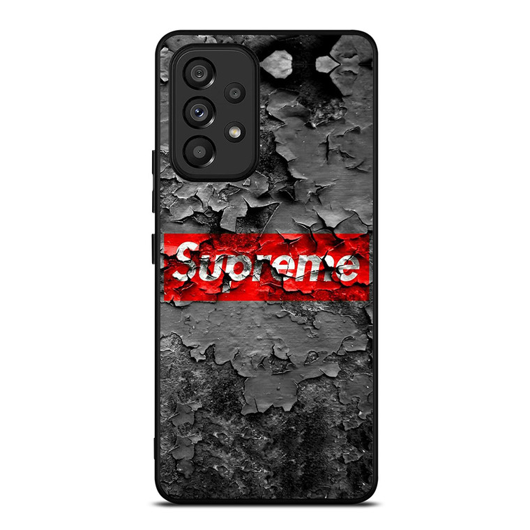 SUPREME CRACKED LOGO Samsung Galaxy A53 Case