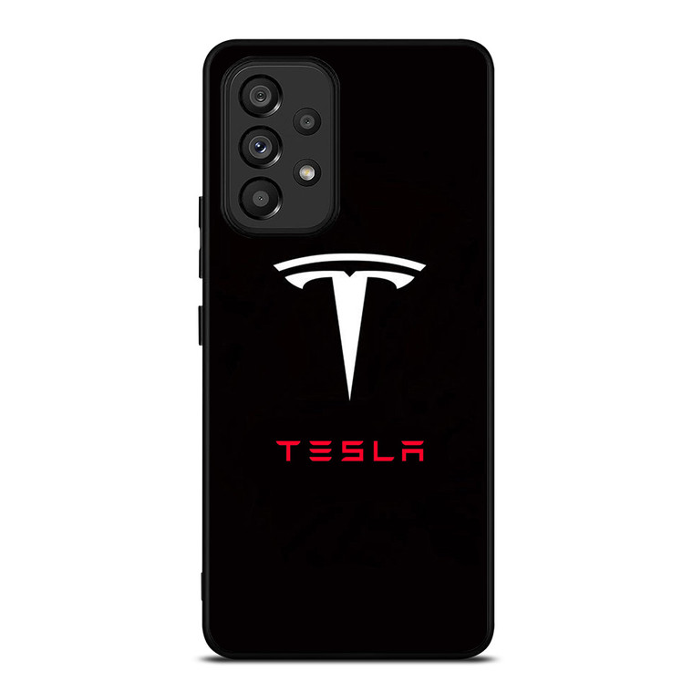 TESLA ELECTRIC CAR LOGO Samsung Galaxy A53 Case