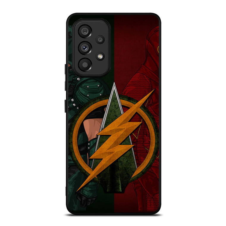 THE FLASH GREEN ARROW LOGO DC Samsung Galaxy A53 Case
