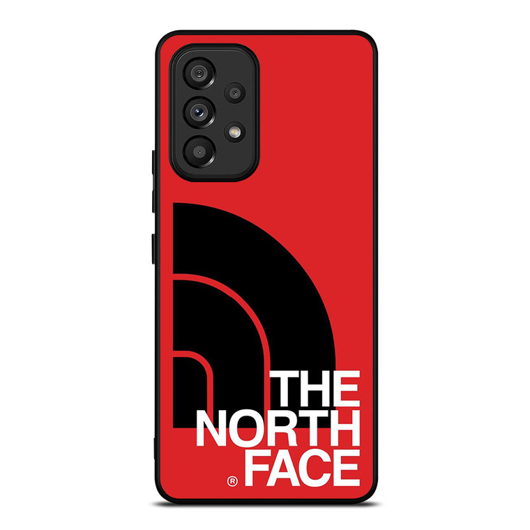 THE NORTH FACE LOGO BLACK RED Samsung Galaxy A53 Case