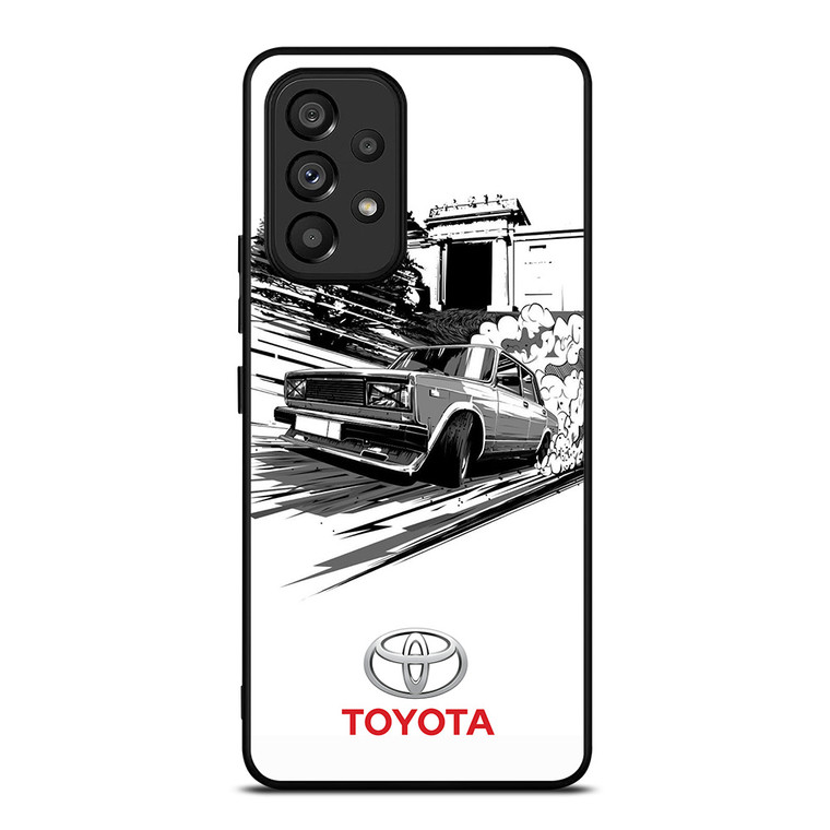 TOYOTA CAR CLASSIC SKETCH Samsung Galaxy A53 Case
