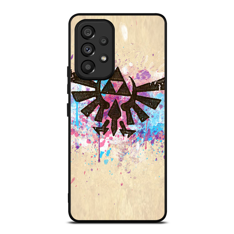 TRIFORCE SPLASH EMBLEM ART Samsung Galaxy A53 Case