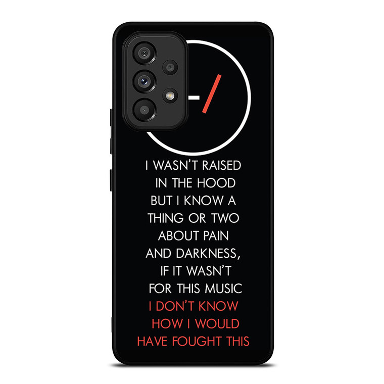TWENTY ONE PILOTS LYRIC Samsung Galaxy A53 Case
