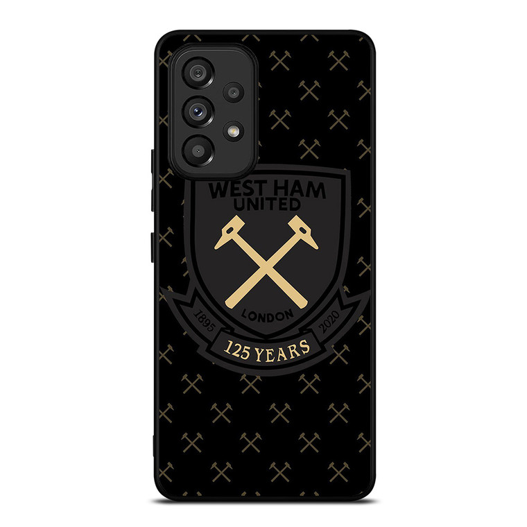 WEST HAM UNITED BLACK LOGO Samsung Galaxy A53 Case