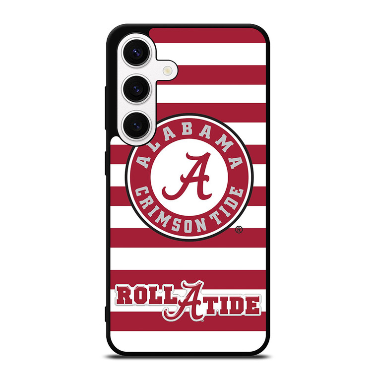 ALABAMA CRIMSON TIDE ROLL A TIDE STRIPE LOGO Samsung Galaxy S24 Case